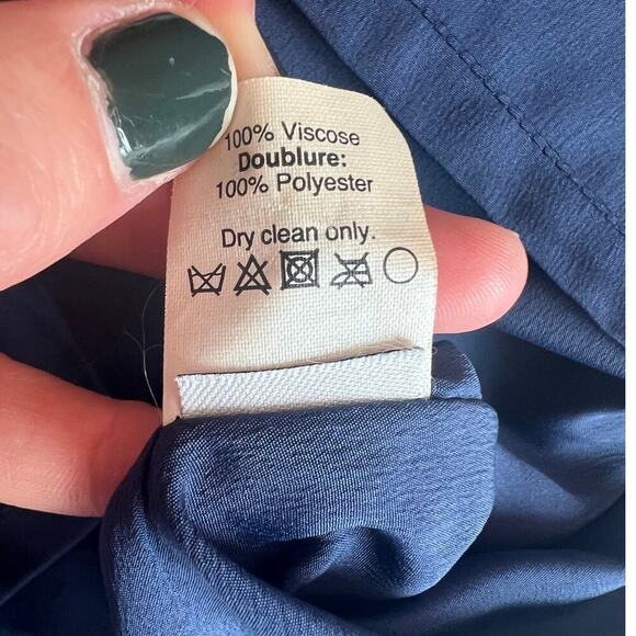 J Crew Size 0 Floral Navy Blue Tiered Dress, Style A1380, Short Sleeve, Midi - Picture 4 of 8